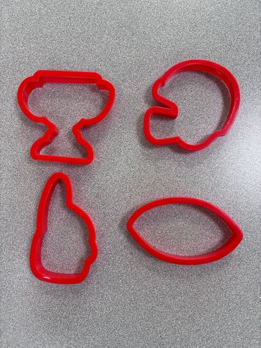 Football cookie cutters