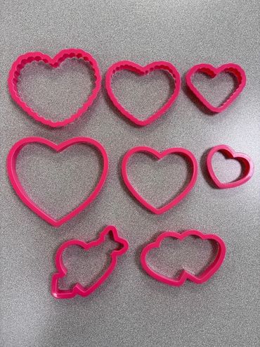Heart cookie cutters