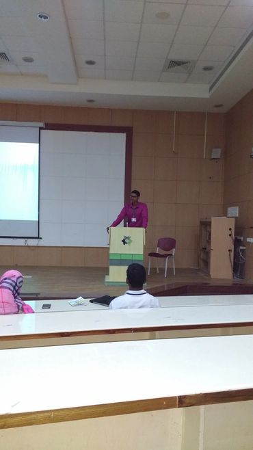 Paper presentation at Chettinad Hospital, showcasing professional engagement in physiotherapy.