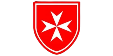 Malta Medical and Dental Symbol
Crest that is orange/red with white
