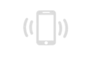 Mobile phone icon representing a ringing phone.