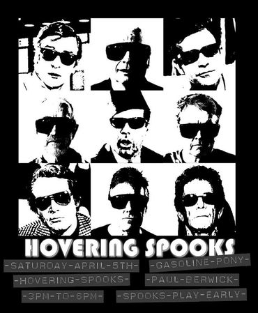 Hovering Spooks Poster - Gasoline Pony, April 5, 2025