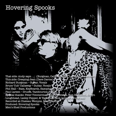 Andy Says/Creeping Jean - digital release back cover.