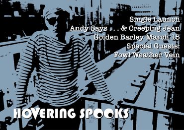 Hovering Spooks Poster - Golden Barley, March 16, 2025