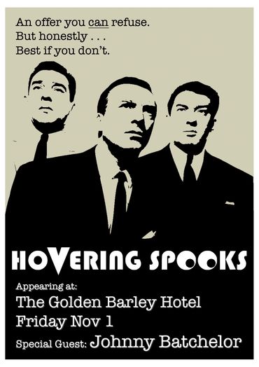 Hovering Spooks Poster - Golden Barley, November 1, 2024
