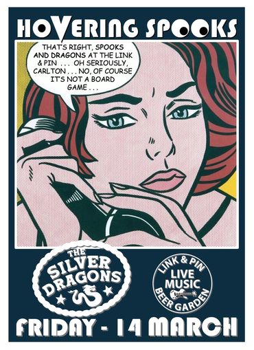 Hovering Spooks Poster - Link & Pin, March 14, 2025