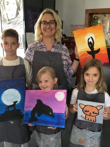 School Holiday Group Art - Art classes