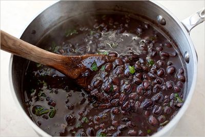 Vegan Cuban Black Beans are delicious, enjoy them over rice, baked potato, in a burrito, etc.
