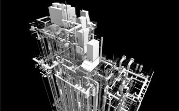 Extell - 252 South Street, New York, NY - RevX® Perspective - B&W ©RevitX, LLC