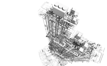 Extell - 252 South Street, New York, NY - RevX® Perspective - B&W ©RevitX, LLC