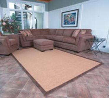 Furniture set along with a cream color mat