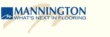 Mannigton logo in blue color with a white background