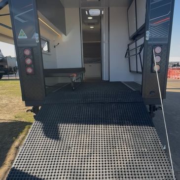 Vibe caravans toy hauler, work and play toy hauler, Jayco Basestation, Titanium toy hauler, Toy hauler caravans