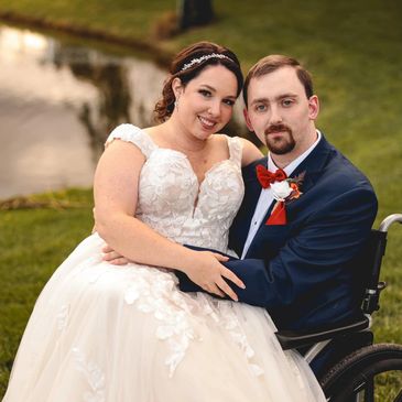 David Hatton on his wedding day