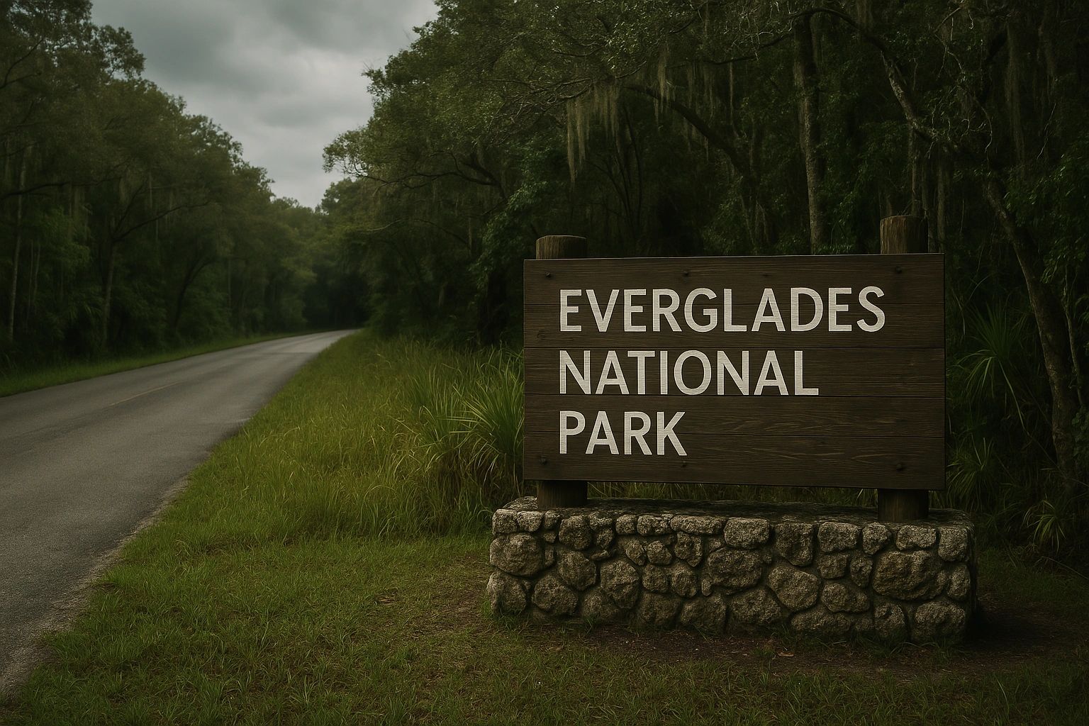 Find sasquatch in the Everglades National Park
