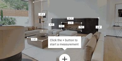 3D tours give opportunity to measure all angels of the home
