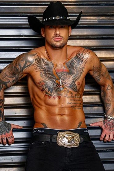 Las Vegas bachelorette party male dancer.