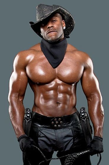 Black male strippers in Las Vegas.