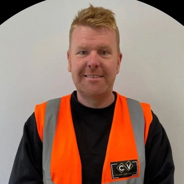 Owner dave in branded orange hi vis