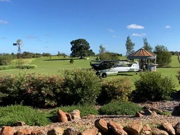 Fly In, unpack and relax in the Studio at FigTree Country Retreat