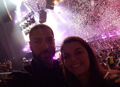 Christian Santamaria may be seen here at a Concert in a VIP section pertaining to a VIP Suite in Madison Square Garden, Manhattan, NYC.
