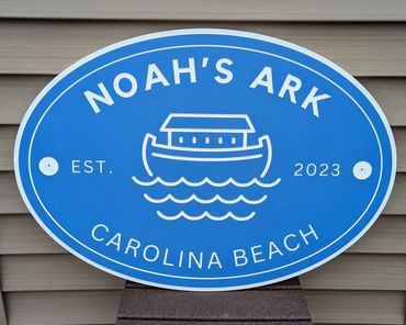 Custom Carved Hand Painted PVC Vacation Rental Signs