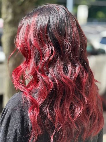 fire engine red highlights