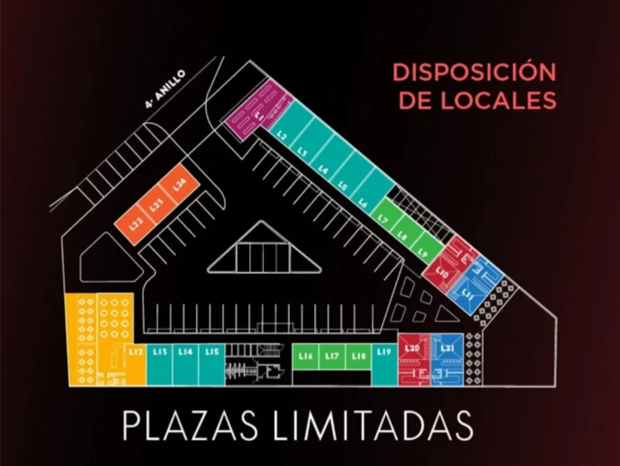 Paseo La Plaza : Disposición de Locales