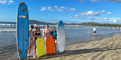 Surfing in Tamarindo