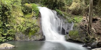 Waterfalls with swimming holes