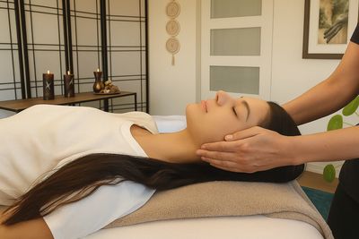 Séance de Reiki à Montréal – soin énergétique personnalisé chez AURA-AURA, dans un espace calme et c