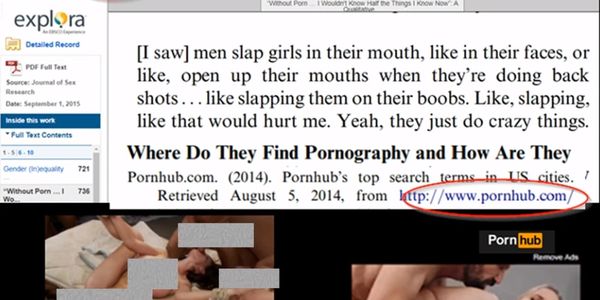 K-12 "research databases" are supposed to be scholastic appropriate but have been found to include P