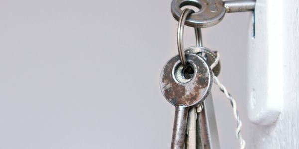 Key lock door security