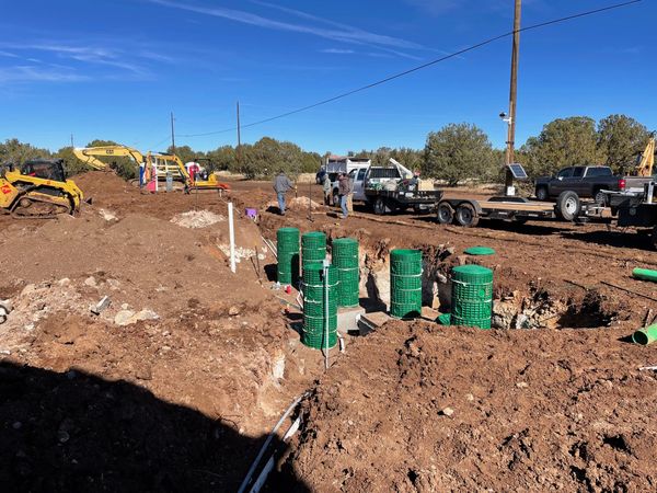 Installation of septic tank in Arizona