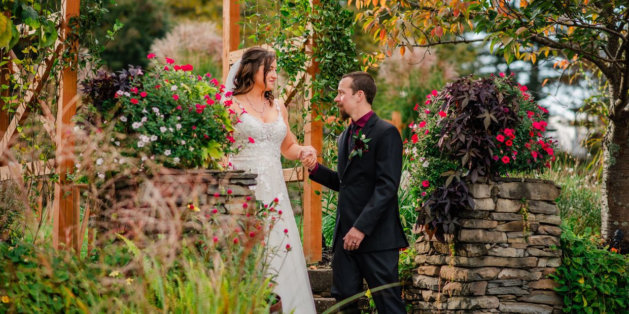 Grab her hand as you walk down our stairs at our ceremony site located in Middletown NY