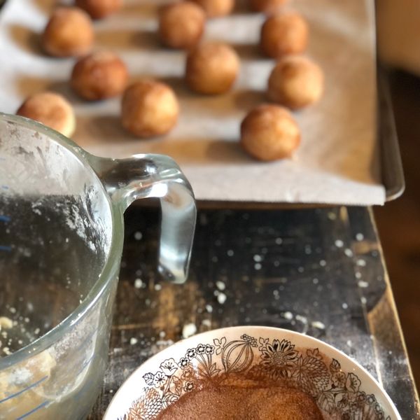 Snickerdoodles in progress