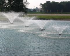 Overton Fisheries provides Kasco Aerating Fountains for Texas Lakes & Ponds