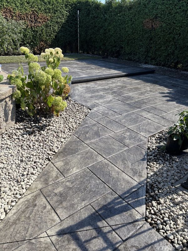 Aslar (Gros pavé) béton estampé