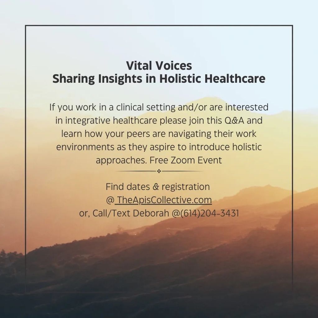 Free Zoom event on holistic healthcare insights for clinical workers and integrative healthcare enthusiasts.
