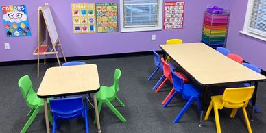 Our Preschool and Daycare Classrooms are clean and safe for children. Toddlers, Twos, and Preschool.