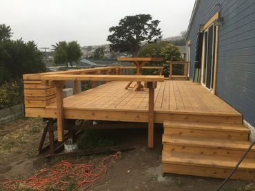 Arthur Boessenkool Deck design and installation.