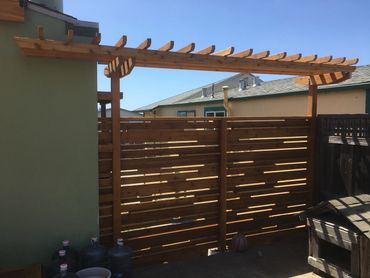 Slotted views through this fencing gives an astounding sense of wonder as well as privacy.