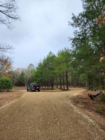 Driveway transformation after, landscape renovation contractor, crushed concrete
