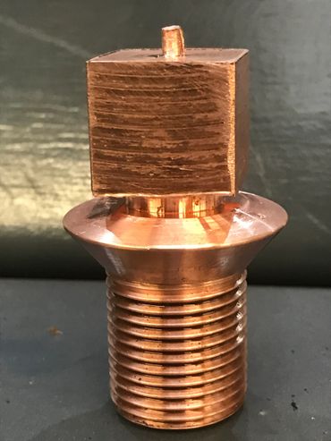 Copper patch screw