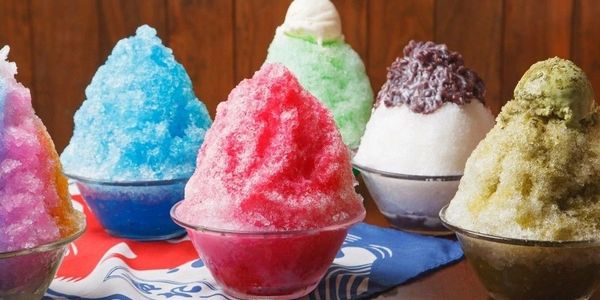 Shaved ice colorful creations