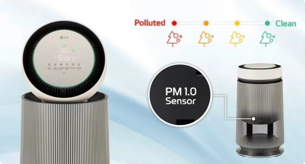 LG PuriCare™ 360º Alpha Pet Single (Beige) Air Purifier with Allergy Care and and Pet Mode