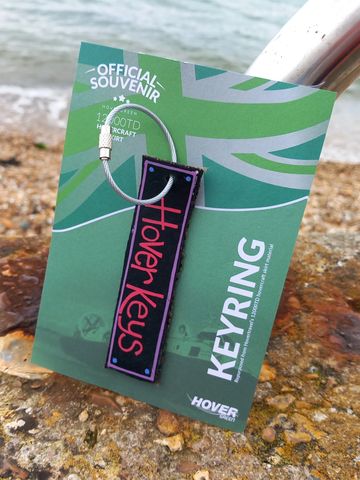 Hovertravel hovergreen souvenir keyring