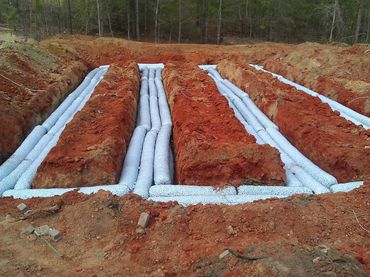 Easy flow septic system installation
