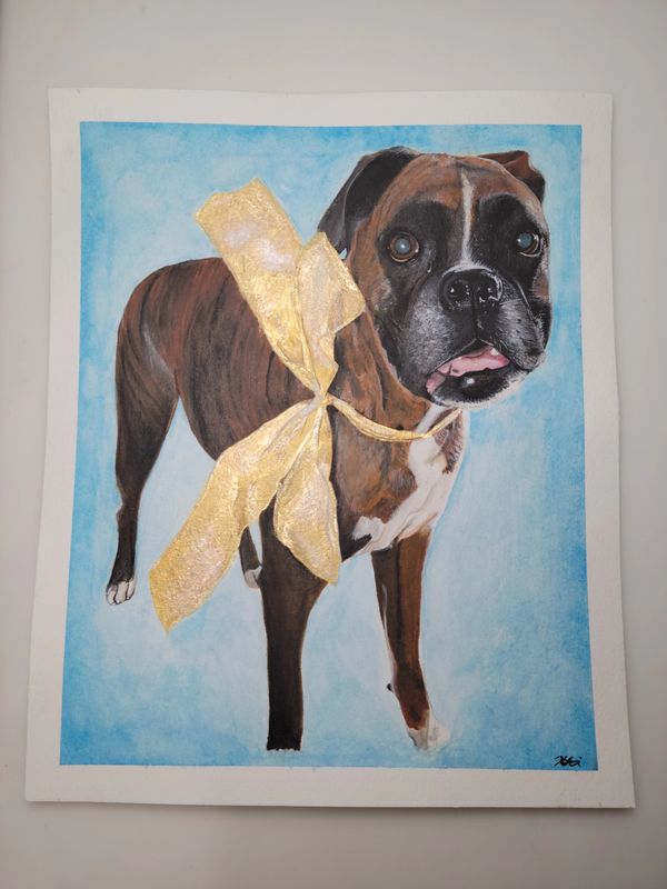 Custom pet portait