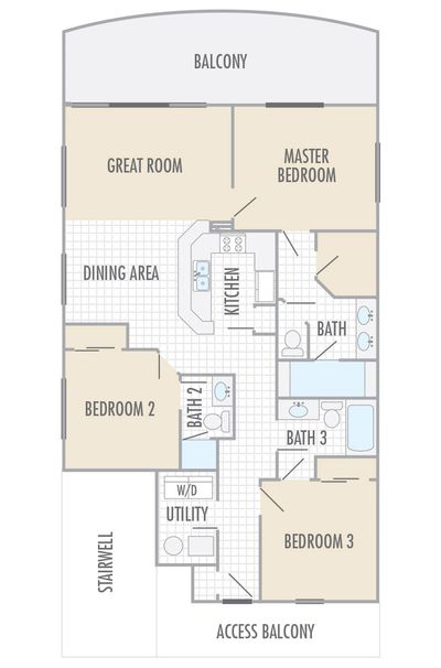 Largest floor plan in the resort
